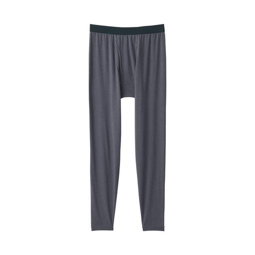 Warm Cotton Long Tights Dark Gray MUJI