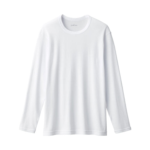 Warm Cotton Crewneck T-Shirt White MUJI
