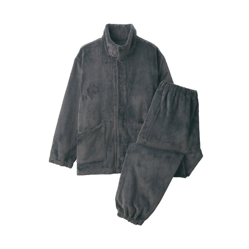 Anti-Static Wearable Blanket Pajamas Charcoal Gray MUJI