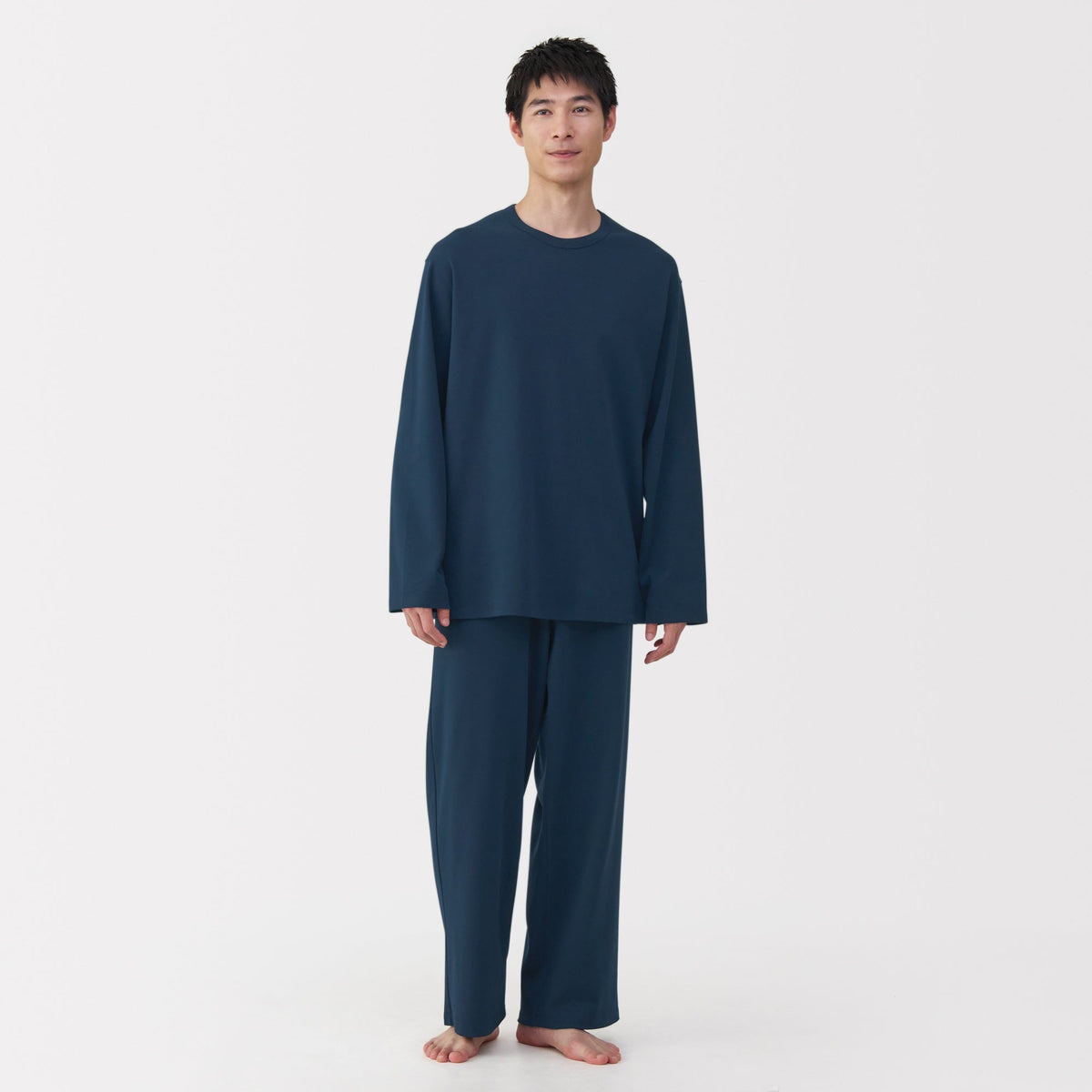 Interlock Knit Loungewear Set | Men's Lounge Sets | MUJI USA