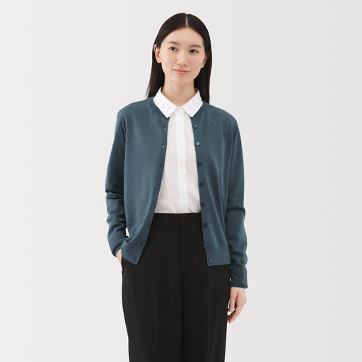 Wool Crewneck Cardigan MUJI