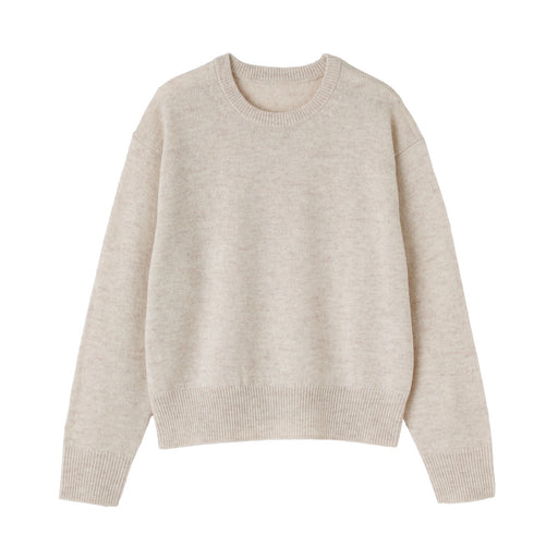 Wool Crewneck Sweater Oatmeal MUJI