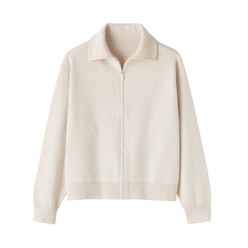 Milano Rib Jacket Off White MUJI