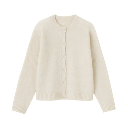 Wool Boucle Cardigan Oatmeal MUJI