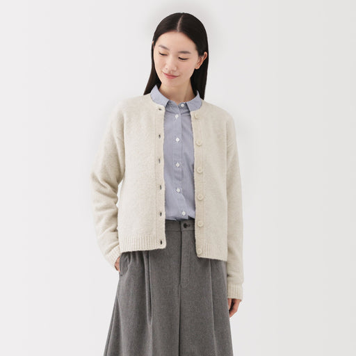 Wool Boucle Cardigan MUJI