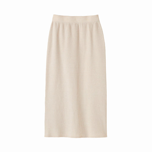 Milano Rib Skirt Off White MUJI