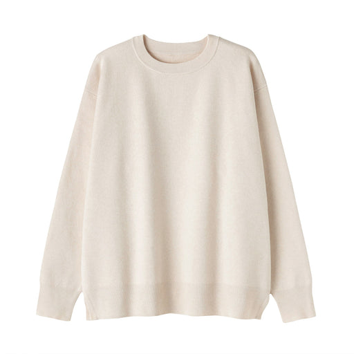 Milano Rib Crewneck Sweater Off White MUJI