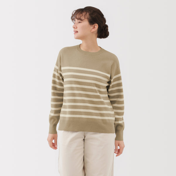 Milano Rib Crewneck Sweater | Women's Fall Knitwear | MUJI USA