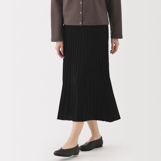 Lyocell Blend Flare Skirt MUJI