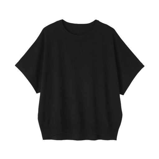 Lyocell Blend Dolman Sleeve Sweater Black MUJI