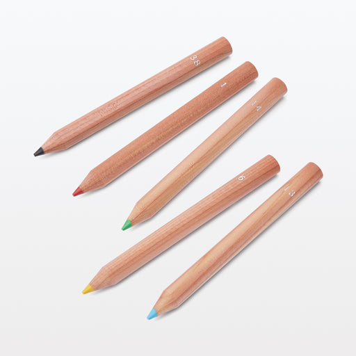 Colored Pencils with Paper Tube 36 Colors Small MUJI