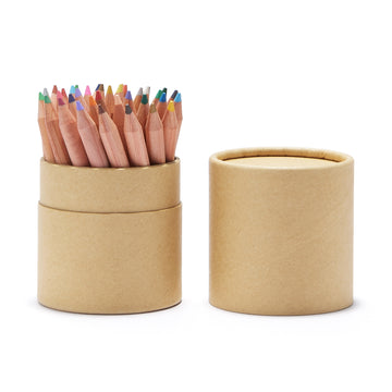 Colored Pencils with Paper Tube 36 Colors Small MUJI