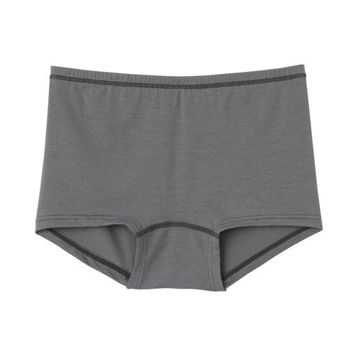 Lyocell Blend Boyshorts Dark Gray MUJI