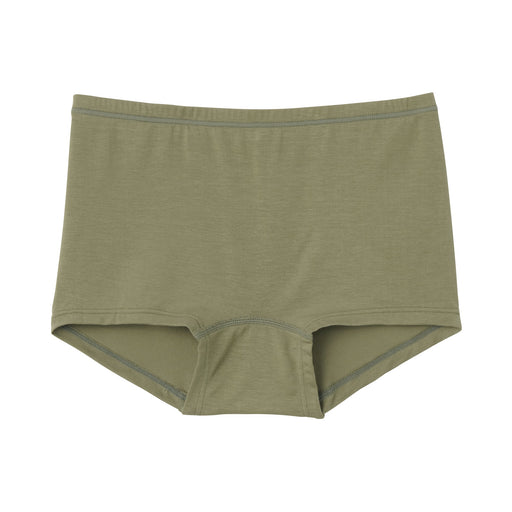 Lyocell Blend Boyshorts Khaki Green MUJI