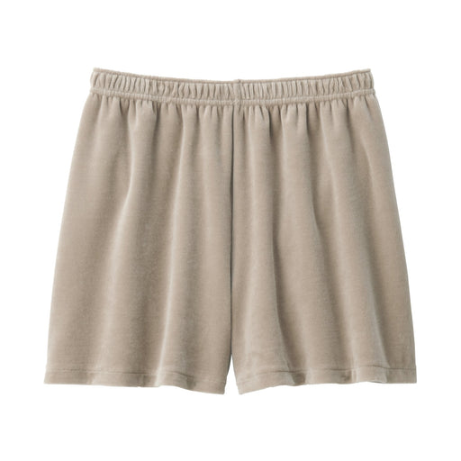 Cotton Velour Trunks Pale Brown MUJI
