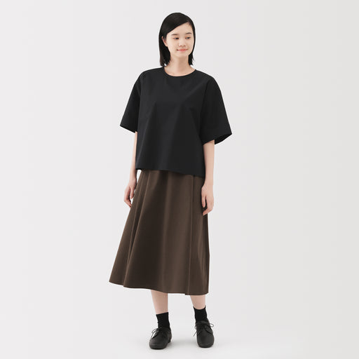 Broadcloth Flared Skirt MUJI