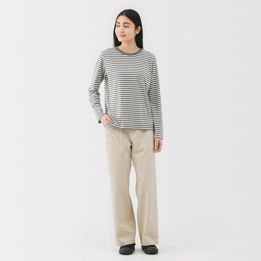 Herringbone Baker Trousers MUJI