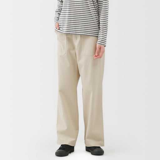 Herringbone Baker Trousers MUJI