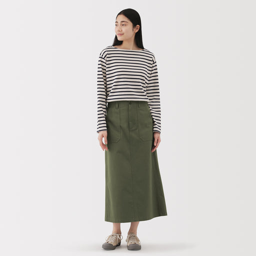 Herringbone Baker Skirt MUJI
