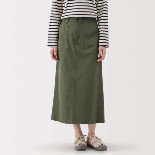Herringbone Baker Skirt MUJI
