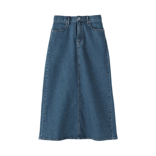 Denim A-Line Skirt Blue MUJI