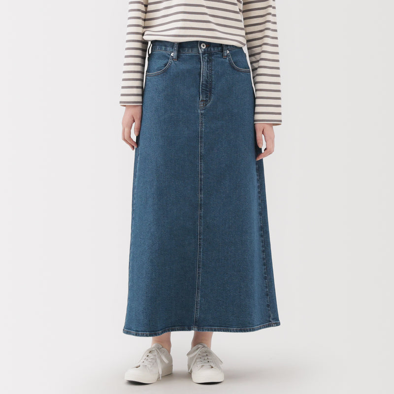 Denim A-Line Skirt MUJI