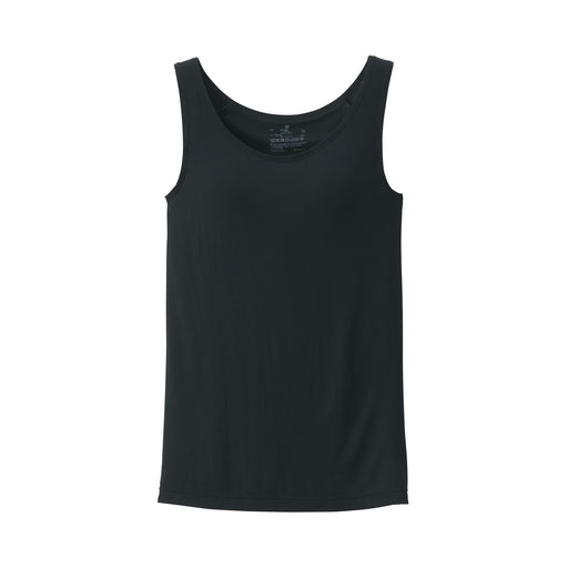 Lyocell Blend Bra Tank Top Black MUJI