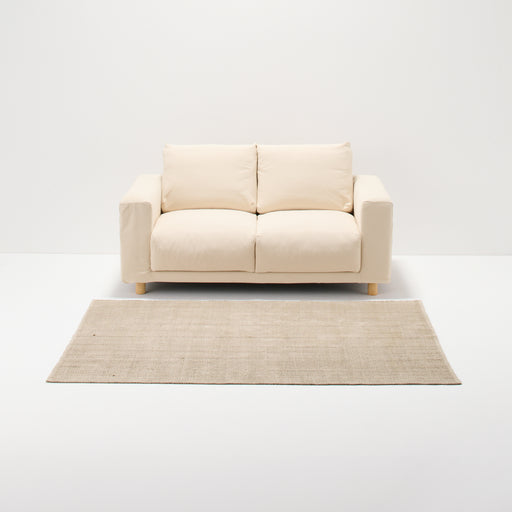 Cotton Hand Woven Floor Rug (W55.1 x L76.8") MUJI