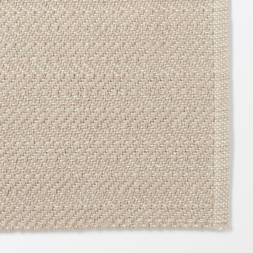 Cotton Hand Woven Floor Rug (W55.1 x L76.8") Beige MUJI