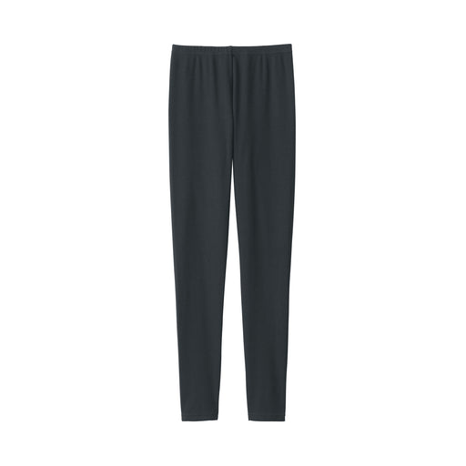 Stretch Rib Leggings Dark Gray MUJI