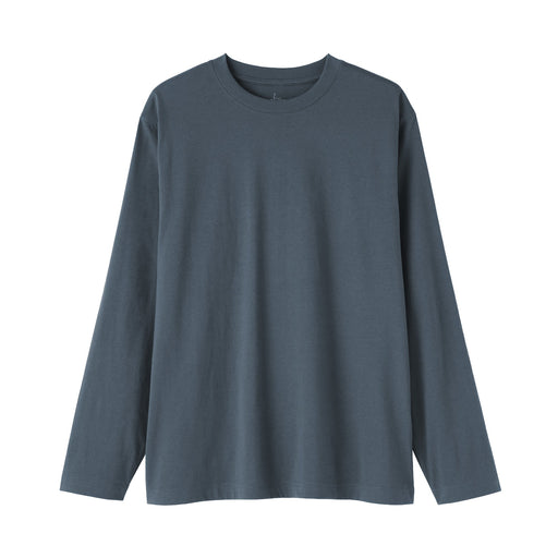 Jersey Crewneck T-Shirt Smoky Blue MUJI