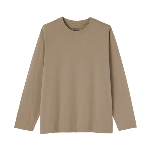 Jersey Crewneck T-Shirt Khaki MUJI
