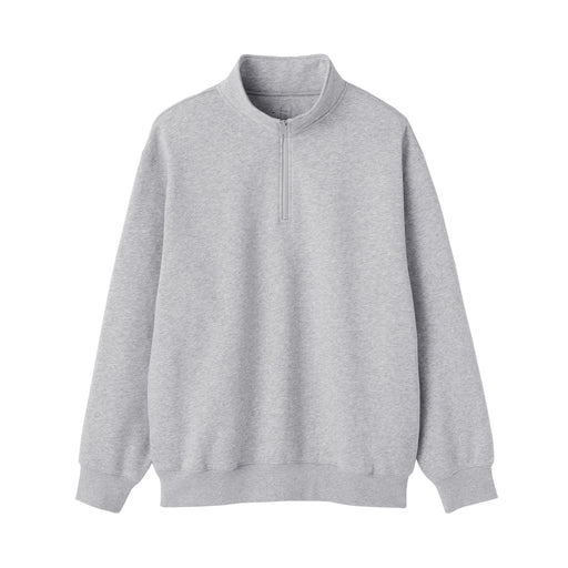 Half-Zip Sweatshirt Gray MUJI