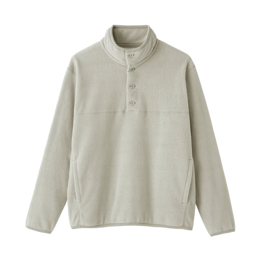 Recyclable Fleece Pullover Gray MUJI