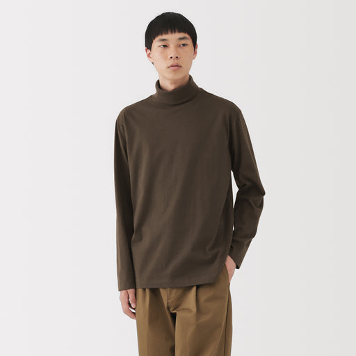 Brushed Turtleneck T-Shirt MUJI