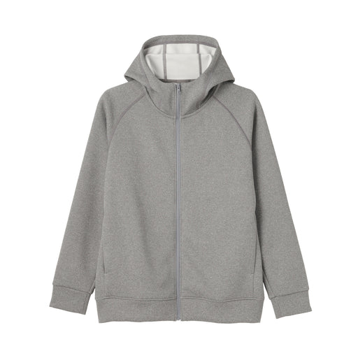 UV Protection Zip Hoodie Medium Gray MUJI