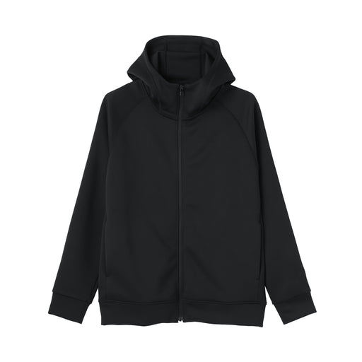 UV Protection Zip Hoodie Black MUJI