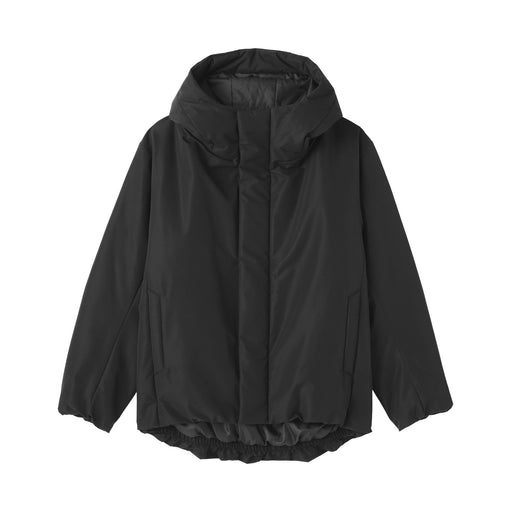 Padded Hooded Jacket Black MUJI