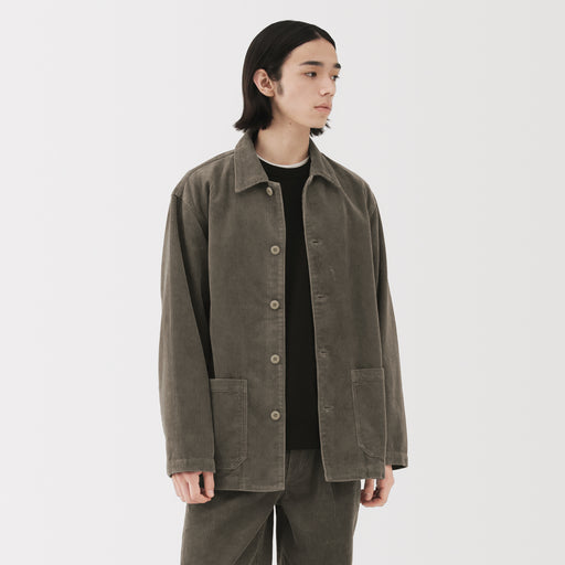 Kapok Blend Corduroy Jacket MUJI