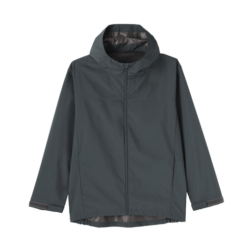 Water Repellent Hooded Jacket Smoky Blue MUJI