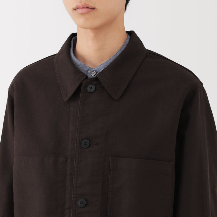 専用 YAECA melton wool coverall jacket Vetra_MeltonWool_navy_4_0aee15