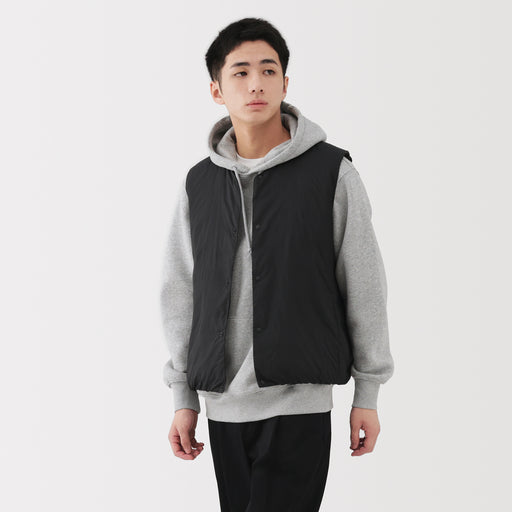 Lightweight Down Collarless Vest MUJI
