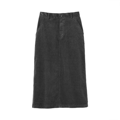 Corduroy Pencil Skirt Dark Gray MUJI