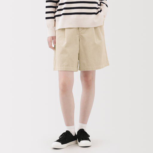 Kapok Blend Corduroy Culottes MUJI