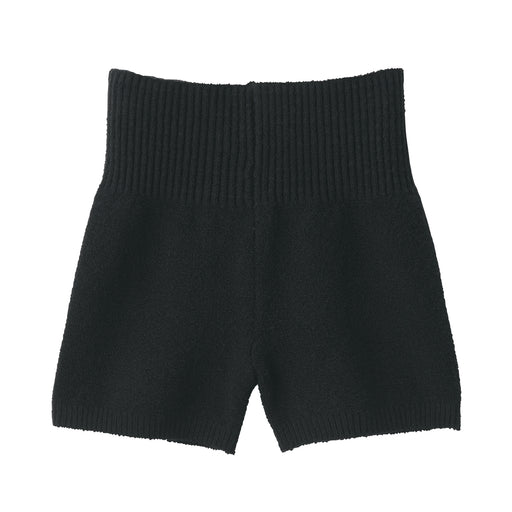 Cotton Blend Slip Shorts Black MUJI