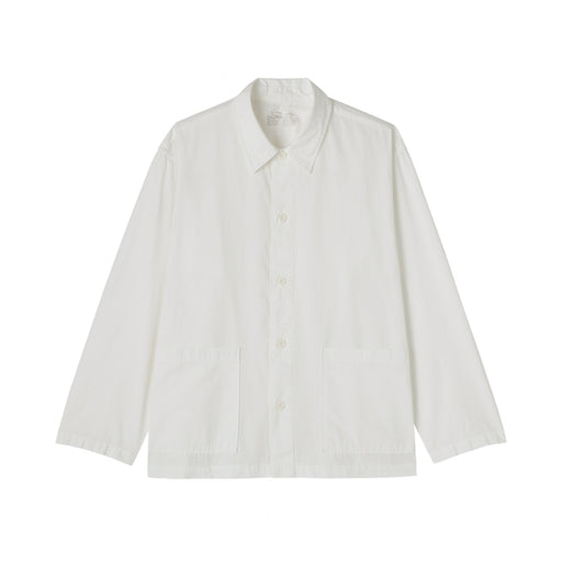 Broadcloth Shirt Jacket White MUJI