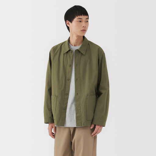 Broadcloth Shirt Jacket MUJI