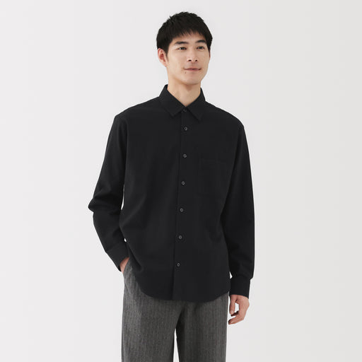 Cotton Wool Flannel Shirt MUJI