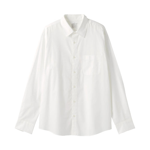 Broadcloth Long Sleeve Shirt White MUJI