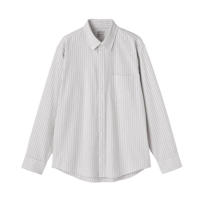 muji dress shirts Men's Broadcloth Long Sleeve Shirt